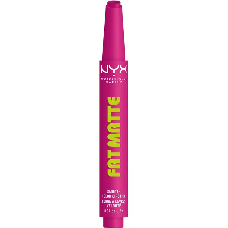 Superhinta NYX Professional MakeupFat Matte Slick Click Lip Balm13 Fluffy Fuchsia 2 g