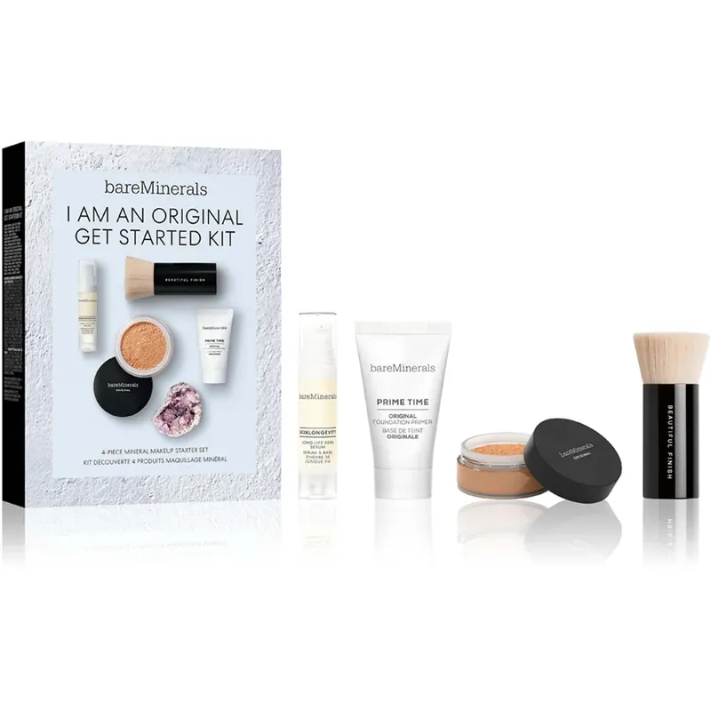 bareMineralsI Am An Original Get Started Kit Medium TanMedium to tan skin with cool to neutral undertone Alennus