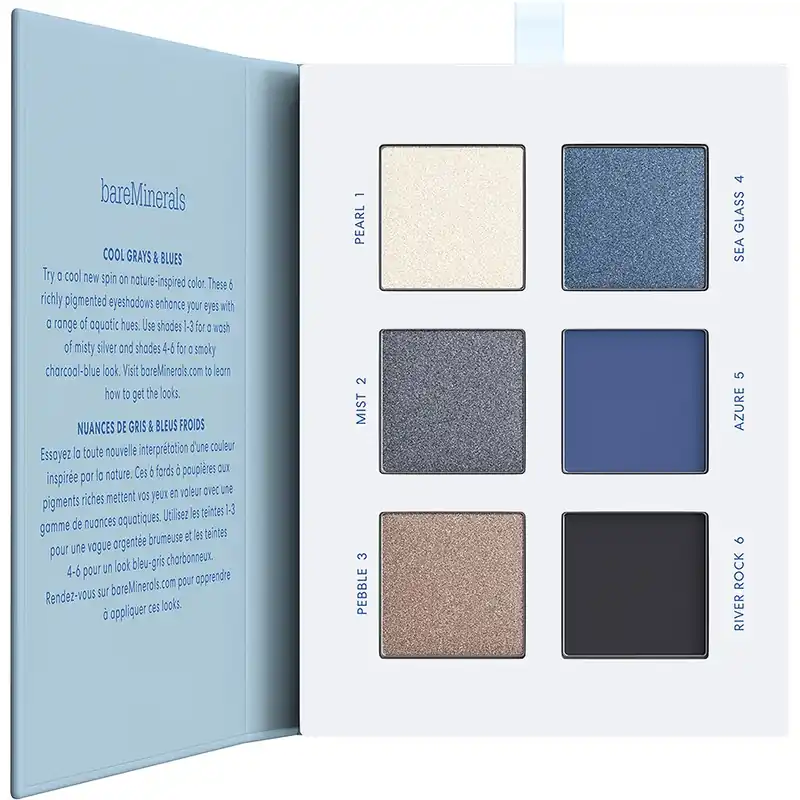Turvallinen Maksu bareMineralsMineralist Eyeshadow Palette StonewashedCool greys & blues 7.8 g