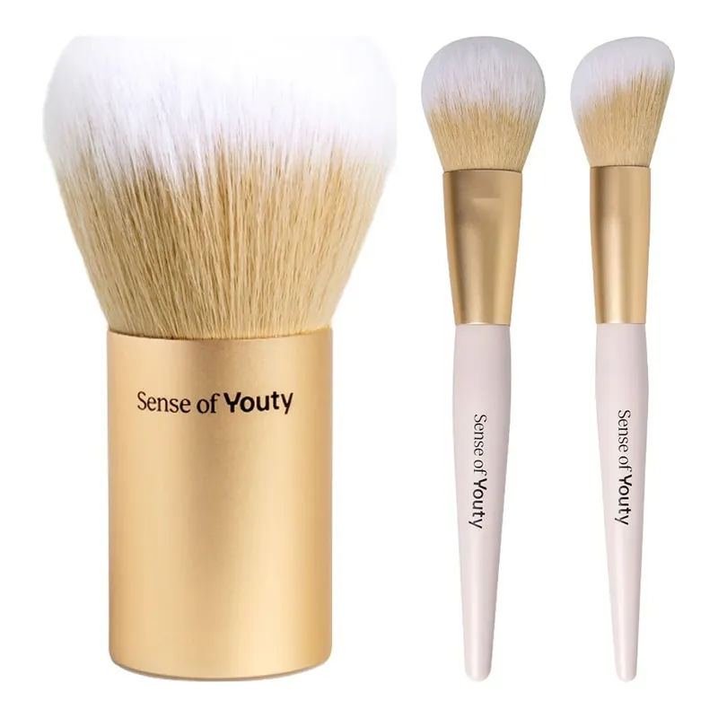 Heti Saatavilla Sense of YoutyFlawless Face Brush CollectionKabuki Brush, Powder Brush & Contour Brush