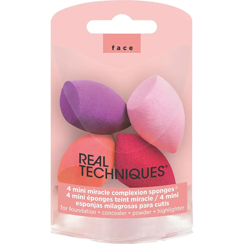 Real Techniques4 Mini Miracle Complexion Sponges Tilaa Nyt
