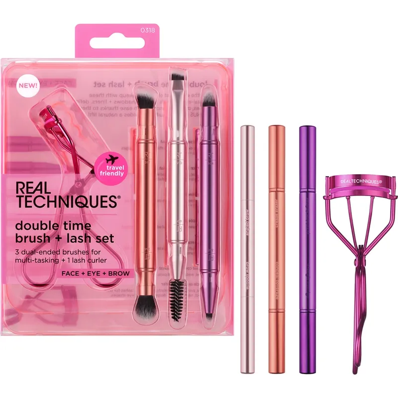 Eniten Myyty Real TechniquesDouble Time Retractable Brush Set