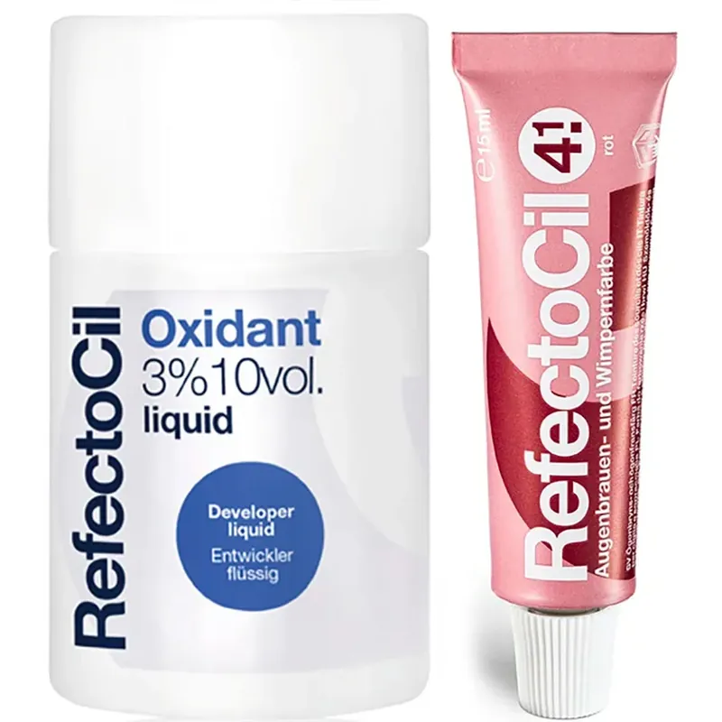 Heti Saatavilla RefectoCilEyebrow Color & Oxidant 3% LiquidRed