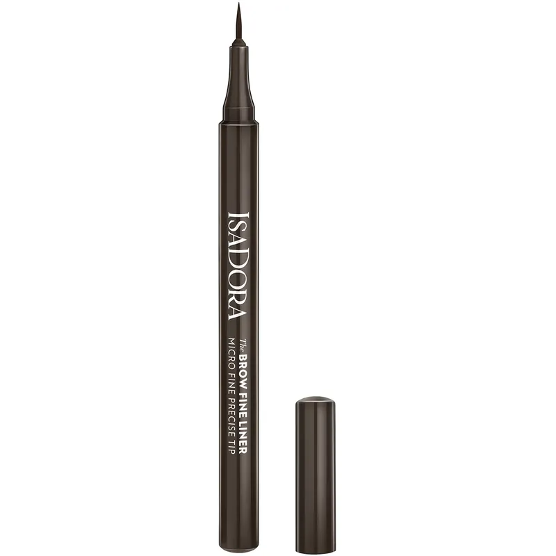 Ilmainen Palautus IsaDoraThe Brow Fine Liner, Micro Fine Precise Tip02 Dark Brown 1.1 ml