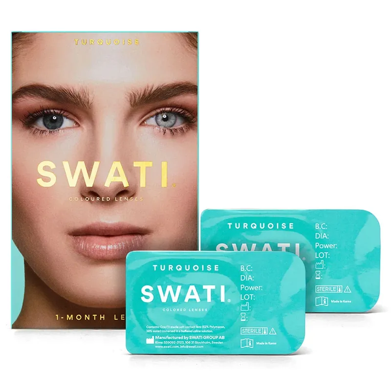 Superhinta SWATI CosmeticsTurquoise1 Month 2 pcs