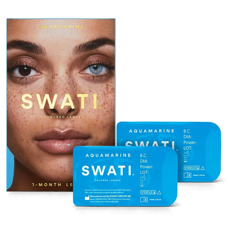 SWATI CosmeticsAquamarine1 Month 2 pcs Osta Tänään