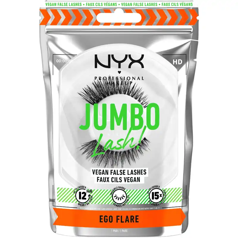 NYX Professional MakeupJumbo Lash! Vegan False LashesEgo Flare 05 1 pcs Viimeinen Mahdollisuus