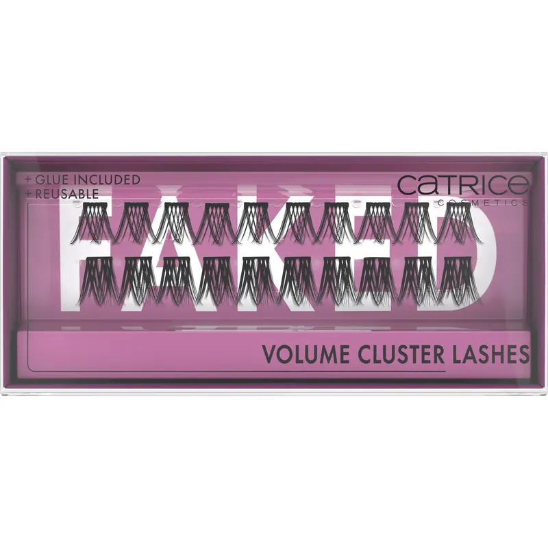 Korkea Laatu CatriceFaked Volume Cluster Lashes 20 pcs