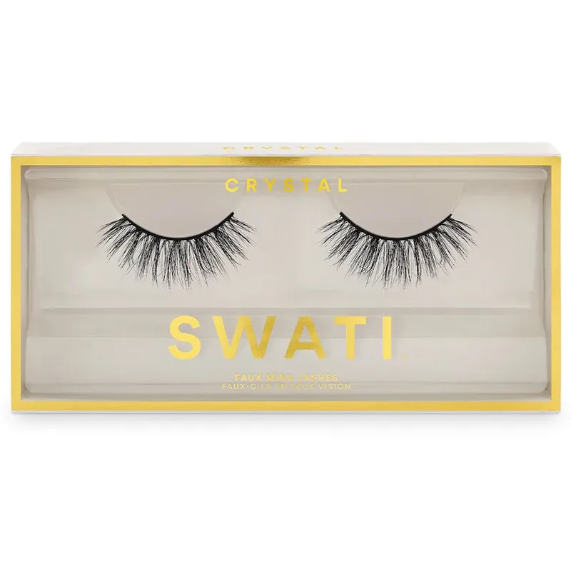SWATI CosmeticsFaux Mink Lashes CrystalBlack Tarjous