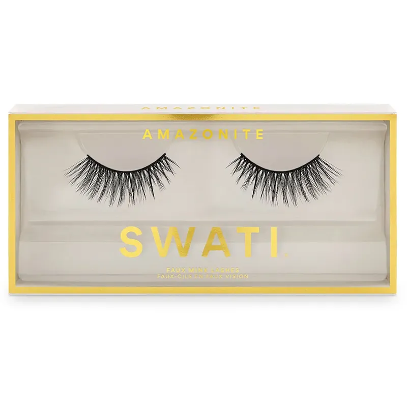 SWATI CosmeticsFaux Mink Lashes AmazoniteBlack Halpa
