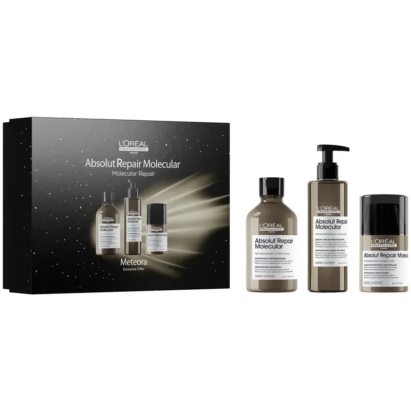 Sertifioitu L‘Oréal ProfessionnelAbsolut Repair Molecular Trio Gift Set 2025 1 pcs