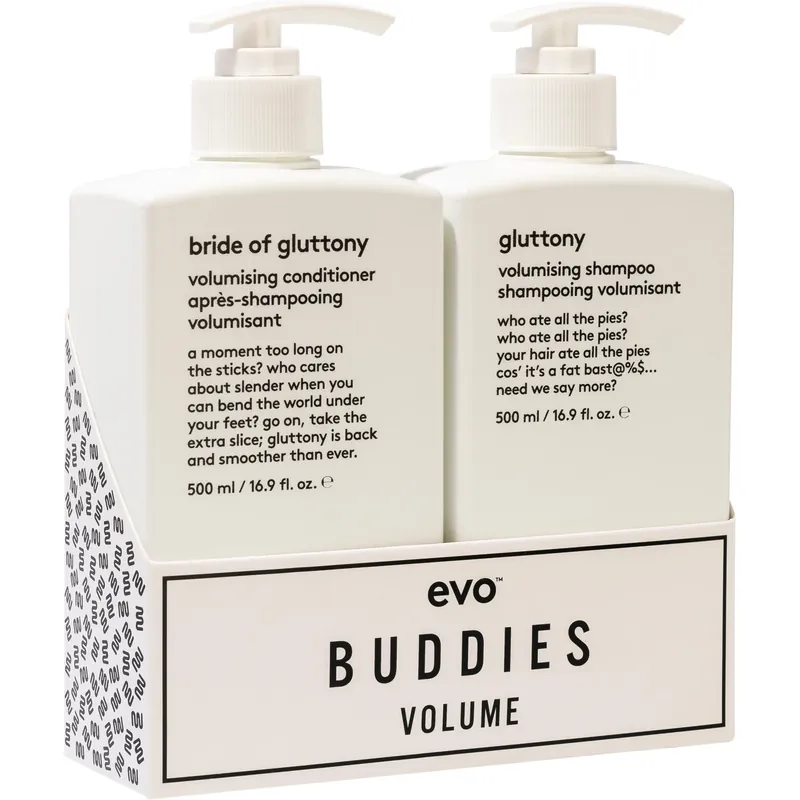 EvoBuddies VolumeShampoo 500 ml & Conditioner 500 ml Tukkuhinta