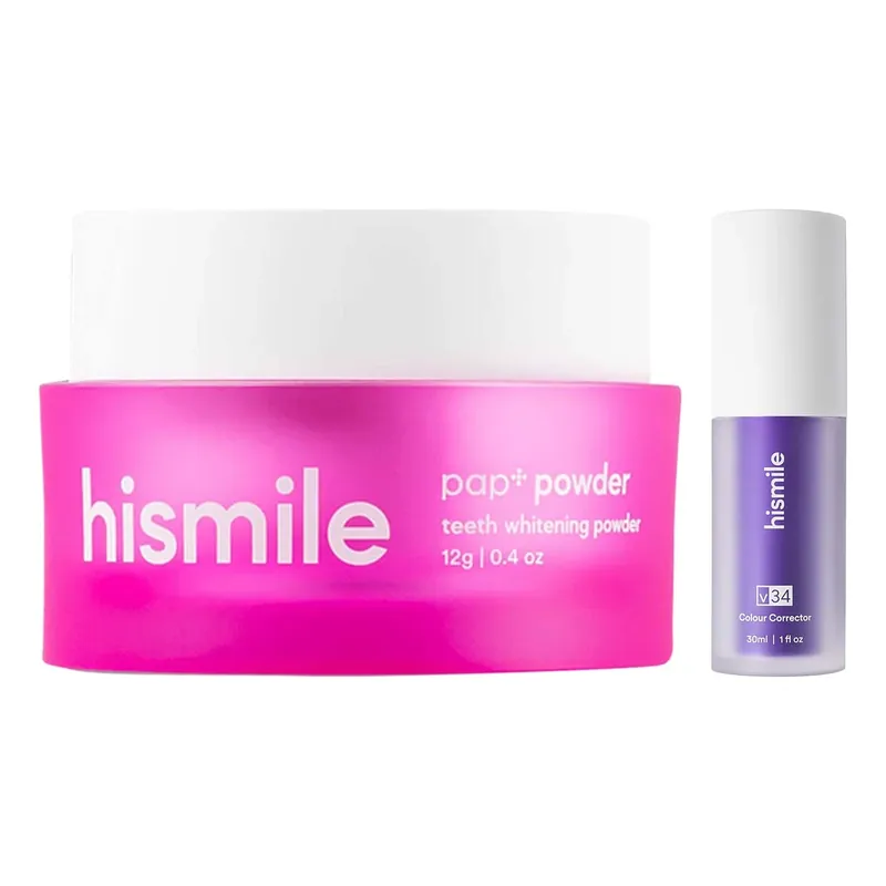 Vain Tänään HismileWhitening SetColour Corrector 30 ml + Whitening Powder 12 g