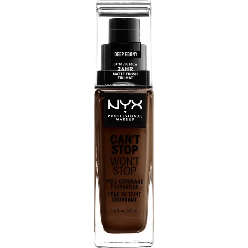 Tilaa Nyt NYX Professional MakeupCan‘t Stop Won‘t Stop FoundationDeep ebony 30 ml