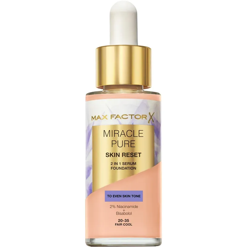 Max FactorMiracle Pure Skin Reset 2 In 1 Serum Foundation30.5 Fair Cool 30 ml Paras Hinta
