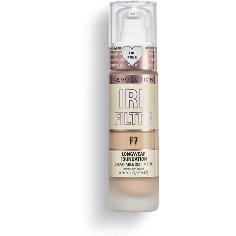 Uusi Malli Makeup RevolutionIRL Filter Longwear FoundationF7 23 ml