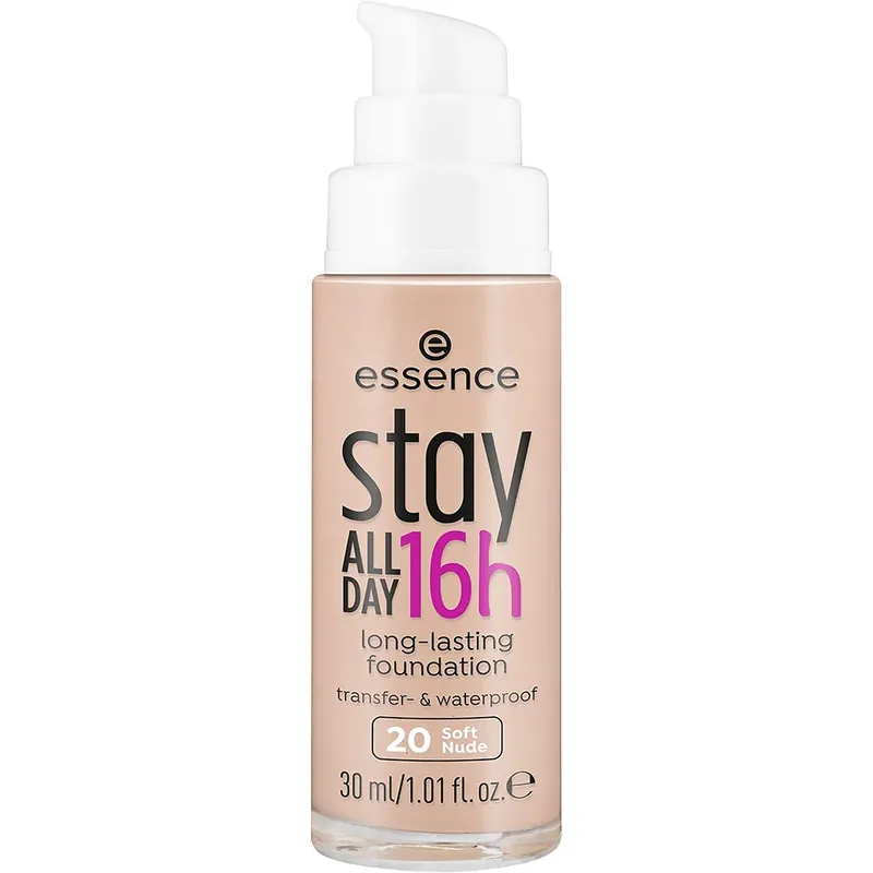 Heti Saatavilla essenceStay All Day Long-Lasting Foundation20 Soft Nude 30 ml