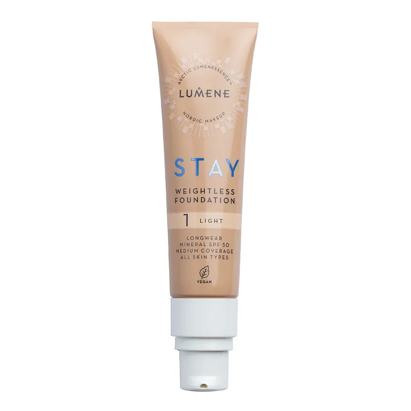 Lähetetään Heti LumeneStay Weightless Foundation SPF301 Light 30 ml