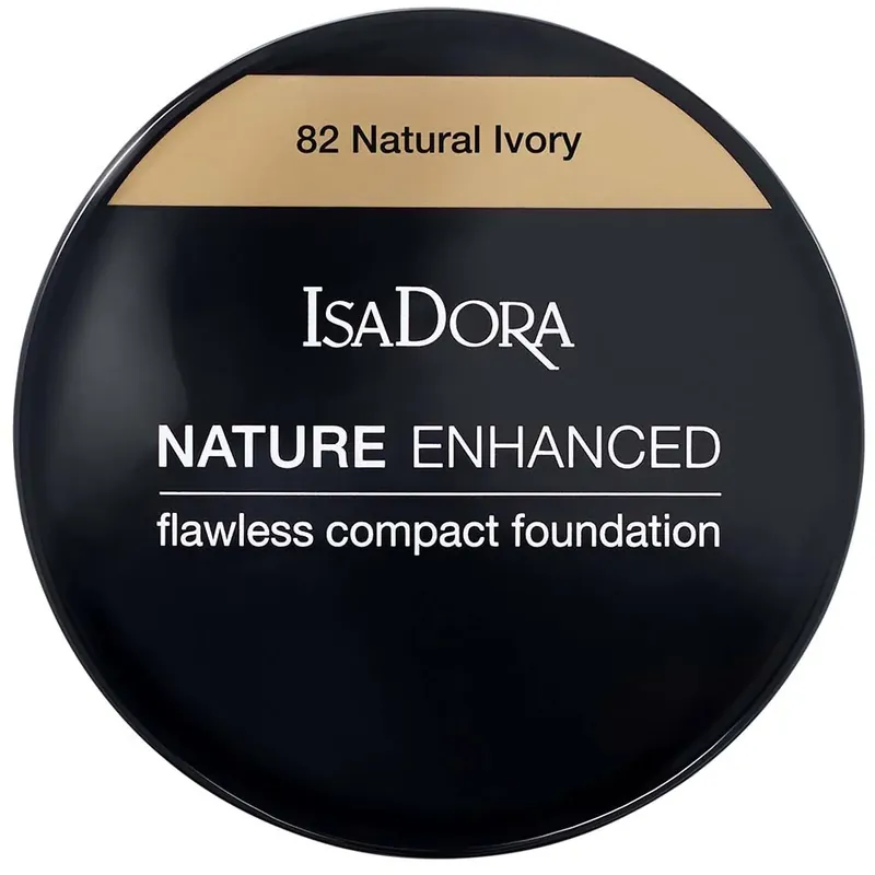 IsaDoraNature Enhanced Flawless Compact FoundationNatural Ivory Heti Saatavilla