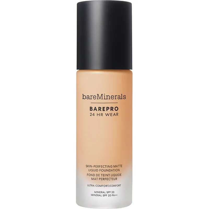 bareMineralsBarePro 24H Matte Liquid Foundation LightLight 20 Warm 30 ml Nopea Toimitus