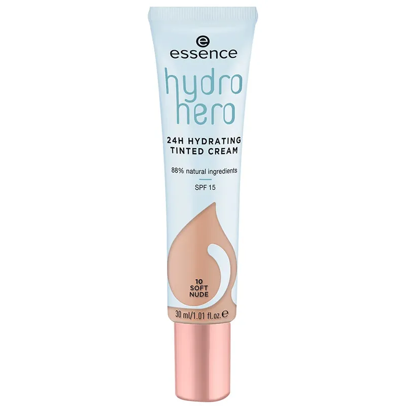 essenceHydro Hero 24H Hydrating Tinted Cream10 Soft Nude 30 ml Päivän Tarjous