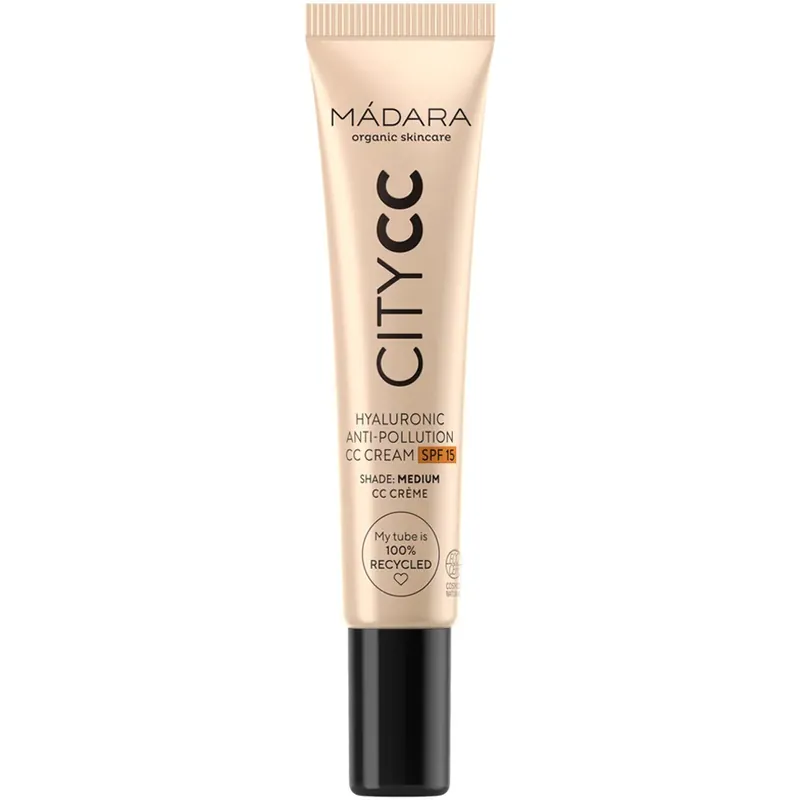 MÁDARACity CC Hyaluronic Anti-pollution CC cream SPF15Medium 15 ml Korkea Laatu