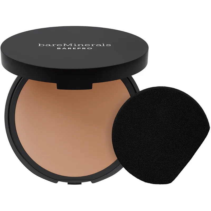 Suosittu bareMineralsBarePRO 24H Skin-Perfecting Pressed PowderMedium Deep 45 Cool 8 g