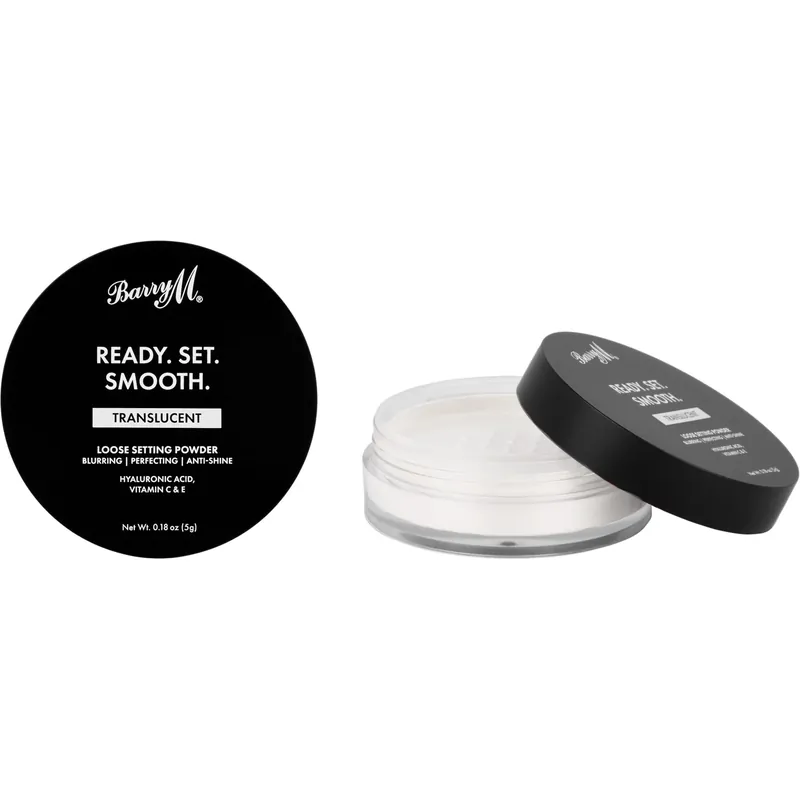 Barry MReady, Set, Smooth Loose PowderTranslucent 5 g Korkea Laatu