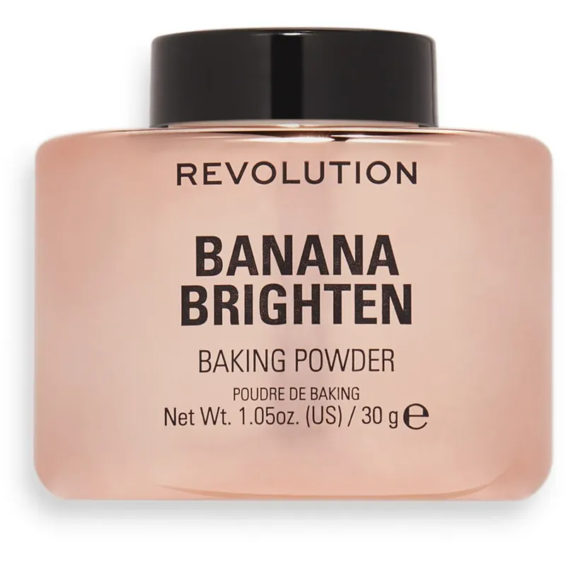 Makeup RevolutionLoose Baking PowderBanana Brighten 30 g Sertifioitu