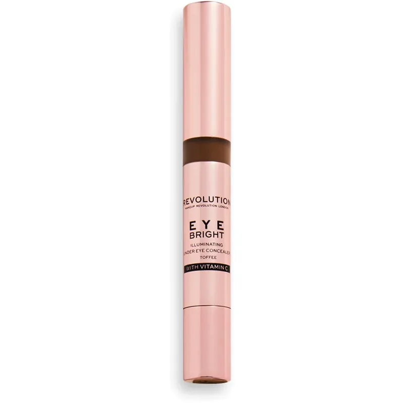 Makeup RevolutionBright Eye ConcealerToffee 3 ml Korkea Laatu