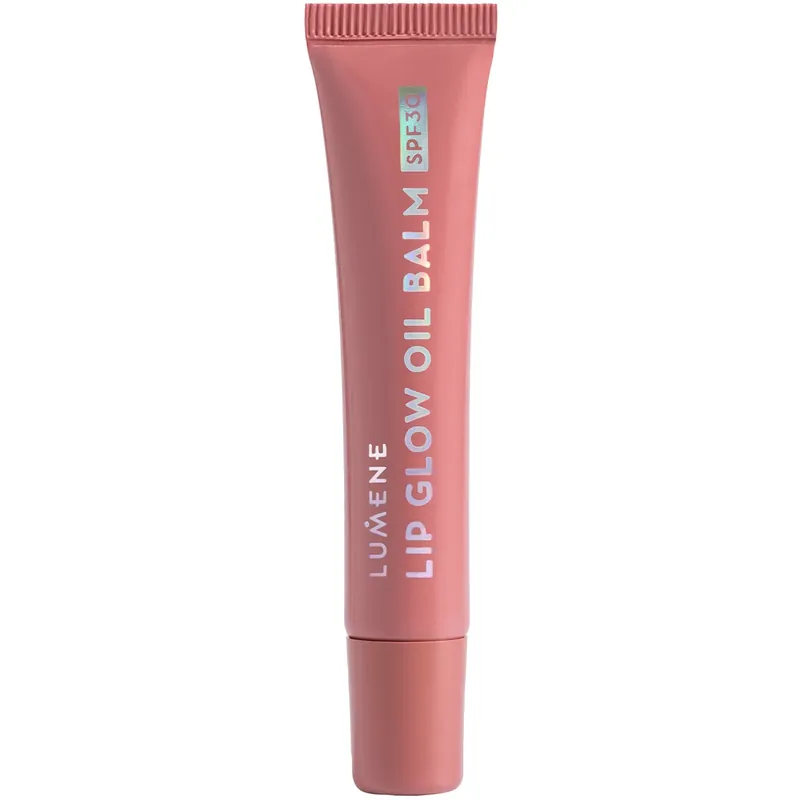 Viikonlopputarjous LumeneLip Glow Oil Balm SPF301 Fudge 10 g