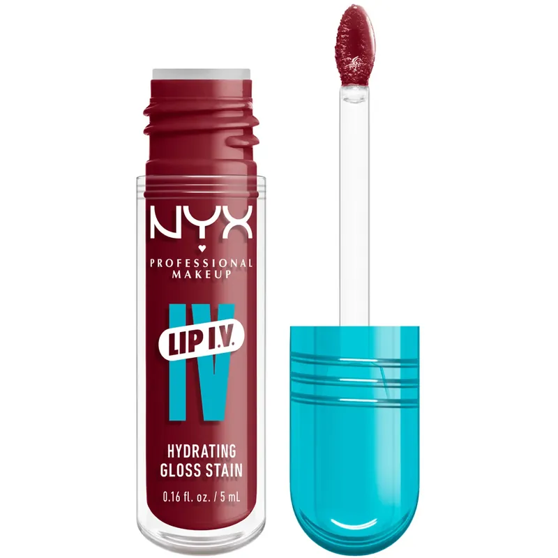 Halpa NYX Professional MakeupLip I.V. Hydrating Gloss Stain09 Blush Rush 5 ml