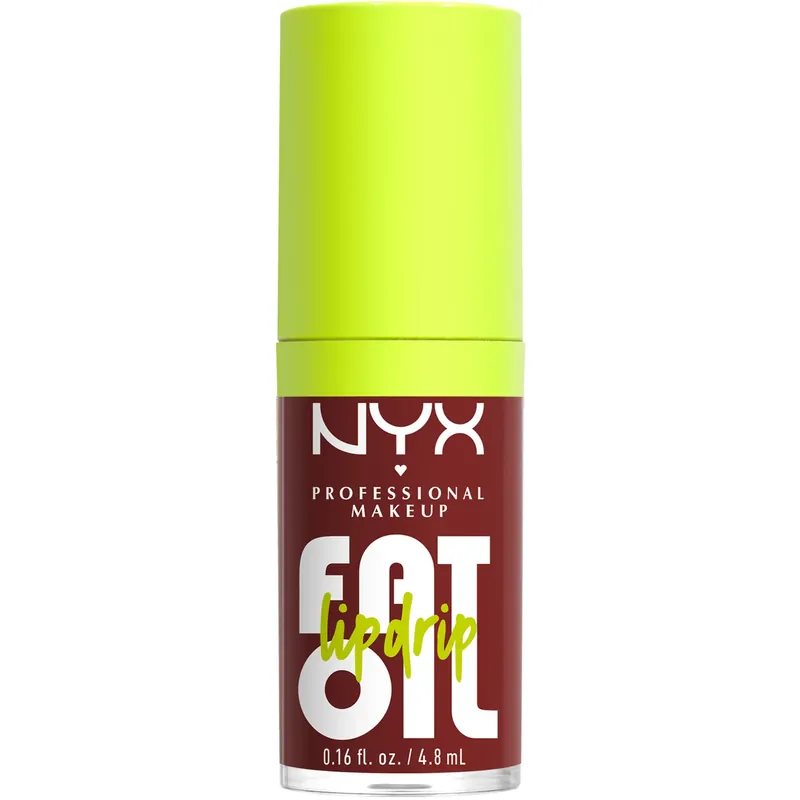 Viikonlopputarjous NYX Professional MakeupFat Oil Lip Drip14 Inside Scoop Lipgloss 4,8 ml