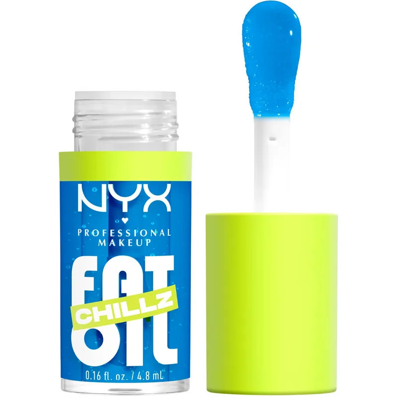 NYX Professional MakeupFat Oil Chillz Lip Drip Lip Oil18 Polar Peppermint 4.8 ml Halpa Hinta