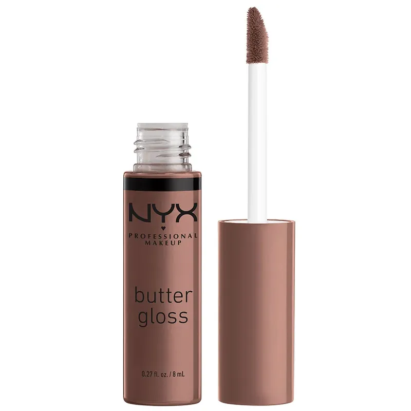 Ajankohtainen NYX Professional MakeupButter Lip GlossCinnamon Roll 8 ml