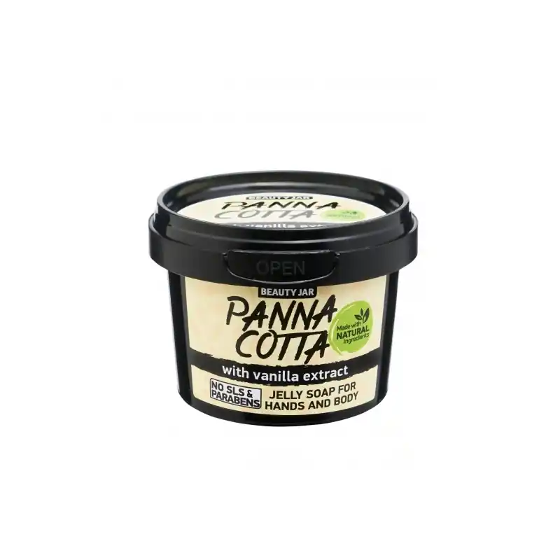 Beauty Jar Saippua Jelly Soap Panna Cotta 130g Kausialennus