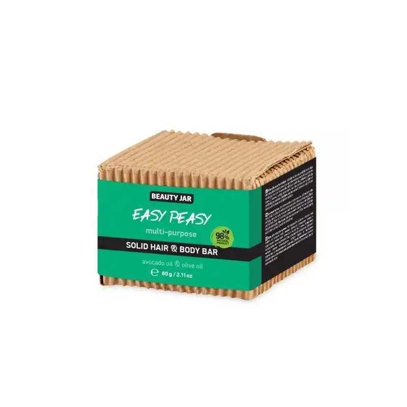 Beauty Jar Palashampoo/sheivaussaippua Easy Peasy 60g Sertifioitu
