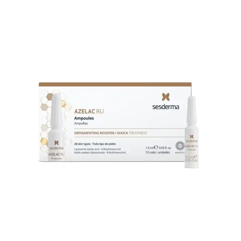 Sesderma Azelac Ru Ampoules Depigmenting Booster Pigmenttiläiskien vastaiset ampullit 10pc Paras Hinta
