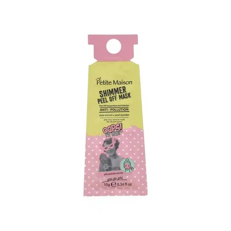 Heti Saatavilla Petite Maison Kasvonaamio Shimmer Peel Of Mask Anti Pollution 10g