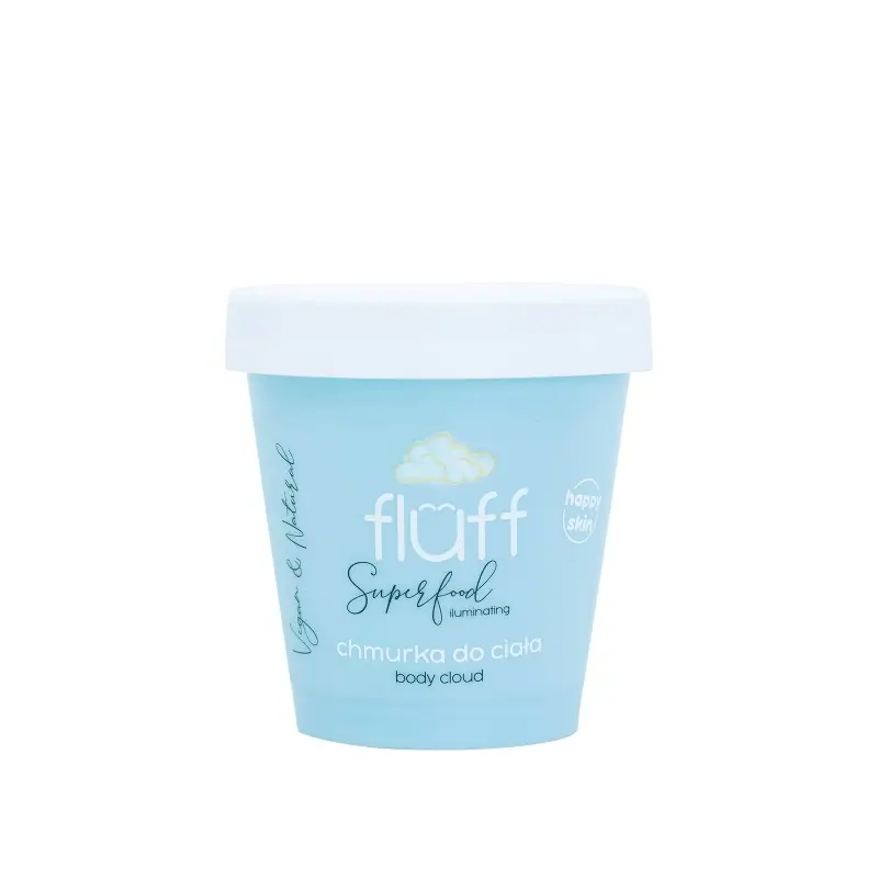 FLUFF Happy Cloud Kirkastava vartalovoide 150g Uusi Kokoelma