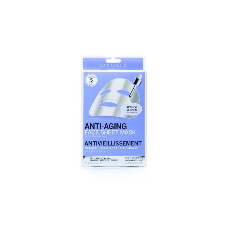 Danielle Retinol Anti-Aging Face Mask Kangsnaamio 5kpl Alennus