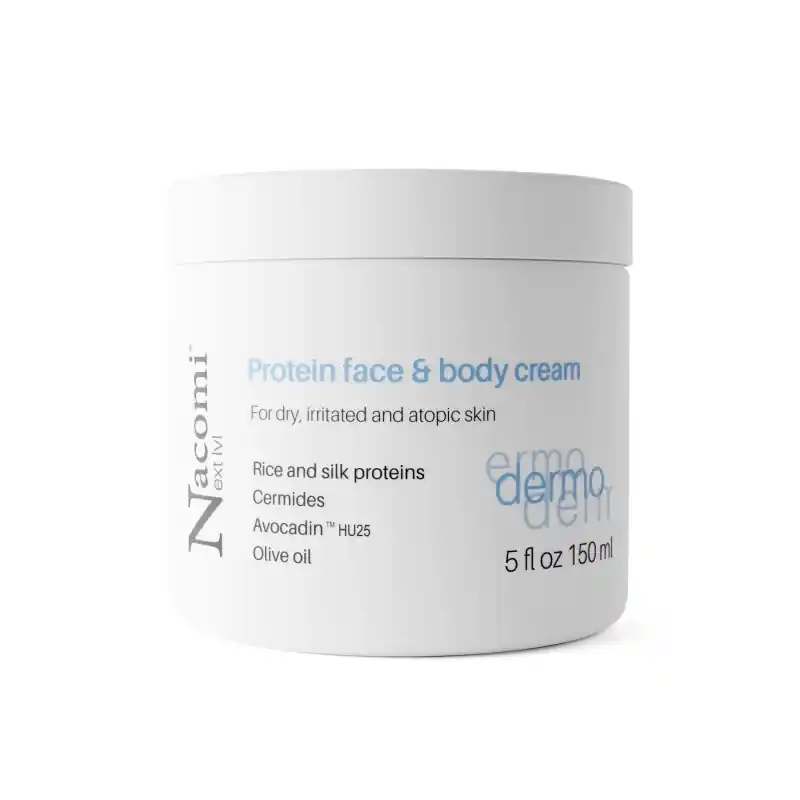 Nacomi Next Level Protein face and body cream 150ml Nopea Toimitus