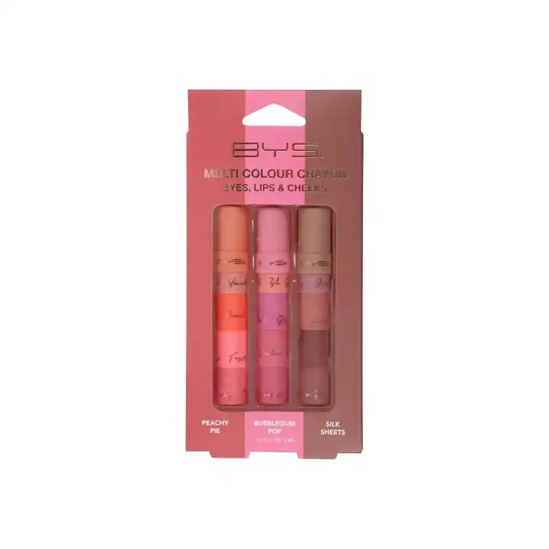 Alennus BYS 4-in-1 Multi-Colour Crayon Gift Set 3pc