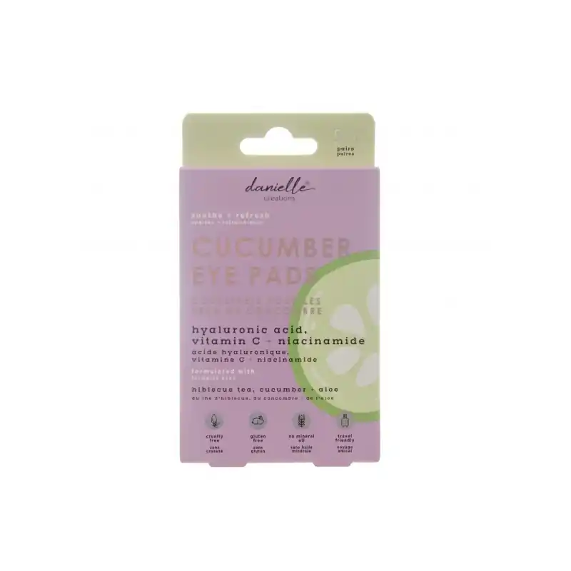 Sertifioitu Danielle Cucumber Under Eye Pads with Vitamin C 5 Pair