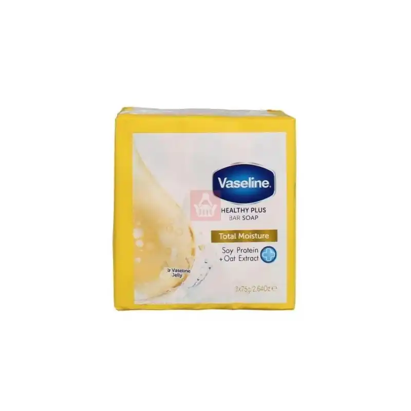 Erikoistarjous Vaseline Soap Bars Total Moisture 3X75g