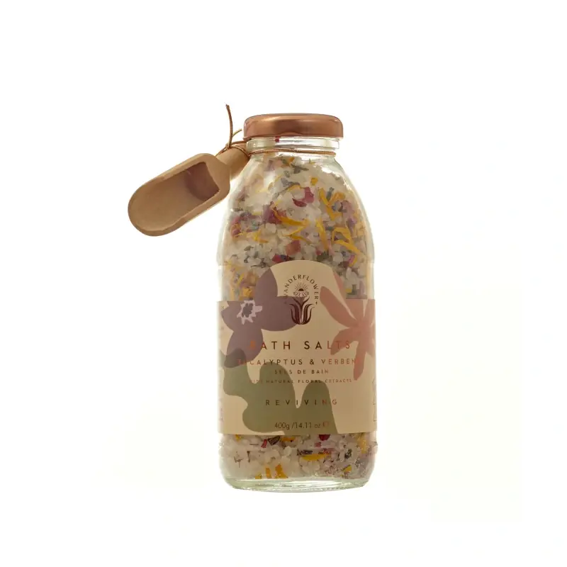 Wanderflower Eucalyptus & Verbena Bath Salts 400g Bestseller