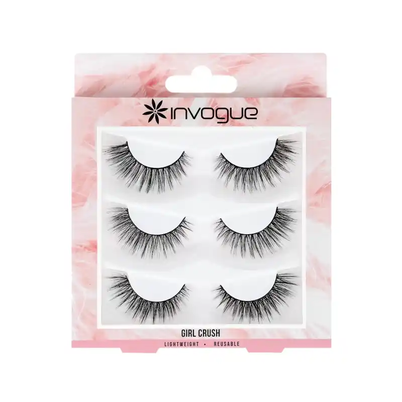 Invogue Multipack Lashes - Girl Crush Ilmainen Palautus