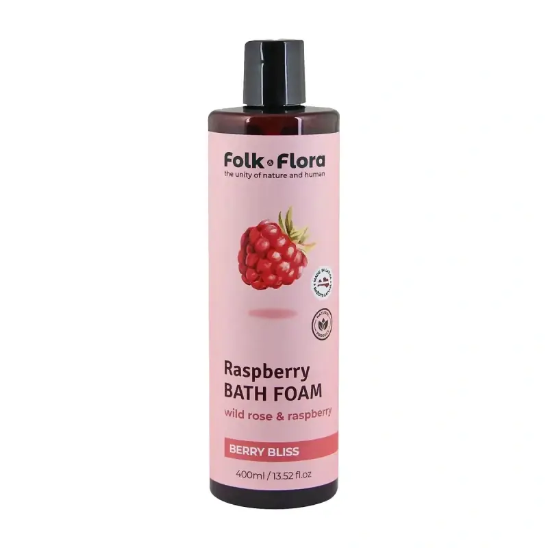Beauty Jar FOLK&FLORA bath foam RASPBERRY 400ml Alennus