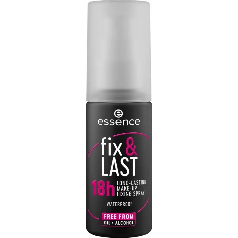 essence SPRAY fix & LAST 18hLONG-LASTING MAKE-UP FIXING SPRAY Flash-Tarjous