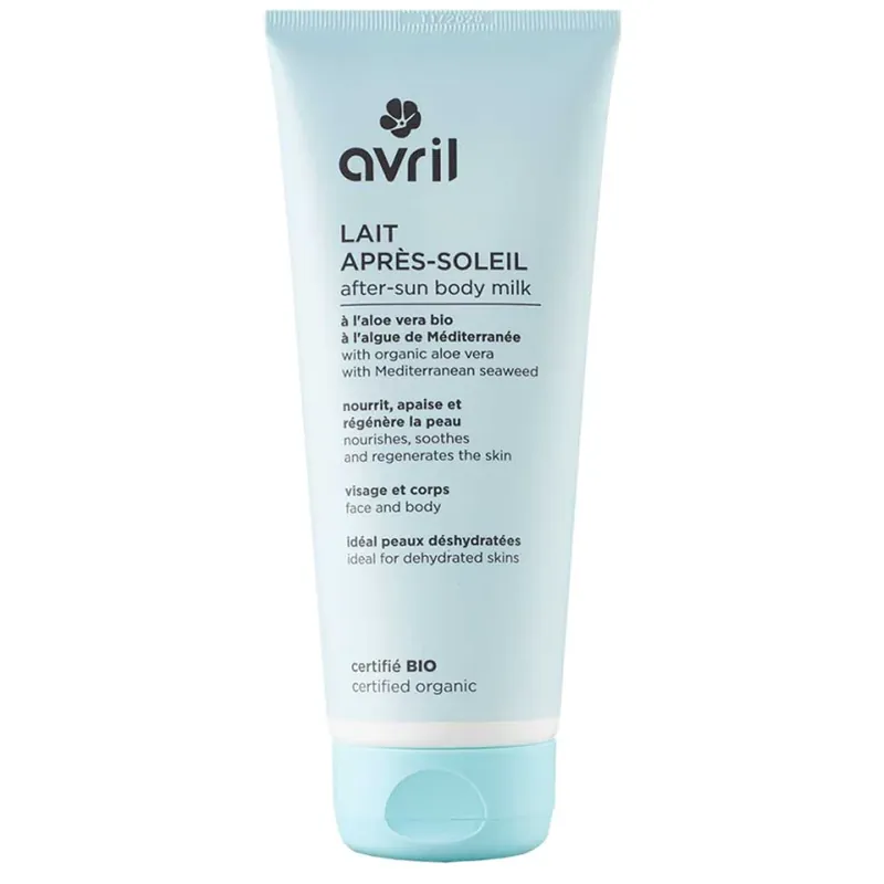 Avril Organic After-Sun Vartaloemulsio 200ml Sertifioitu